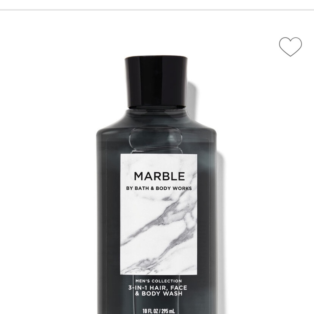 Bath and Body Mens “MARBLE “ DISCONTINUED LOT OF 3 Face & Body Wash NEW/ SEALED - Picture 3 of 3